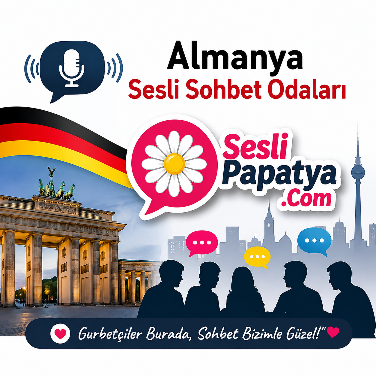 Almanya Sesli Sohbet Odaları