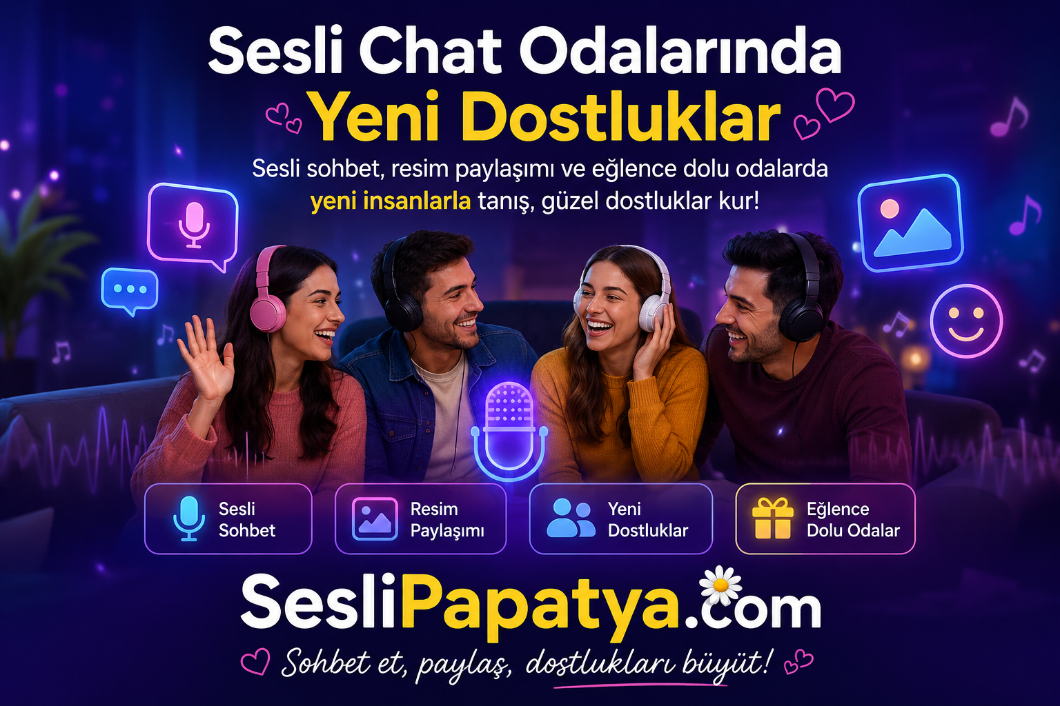 Sesli Chat Odalarında Yeni Dostluklar